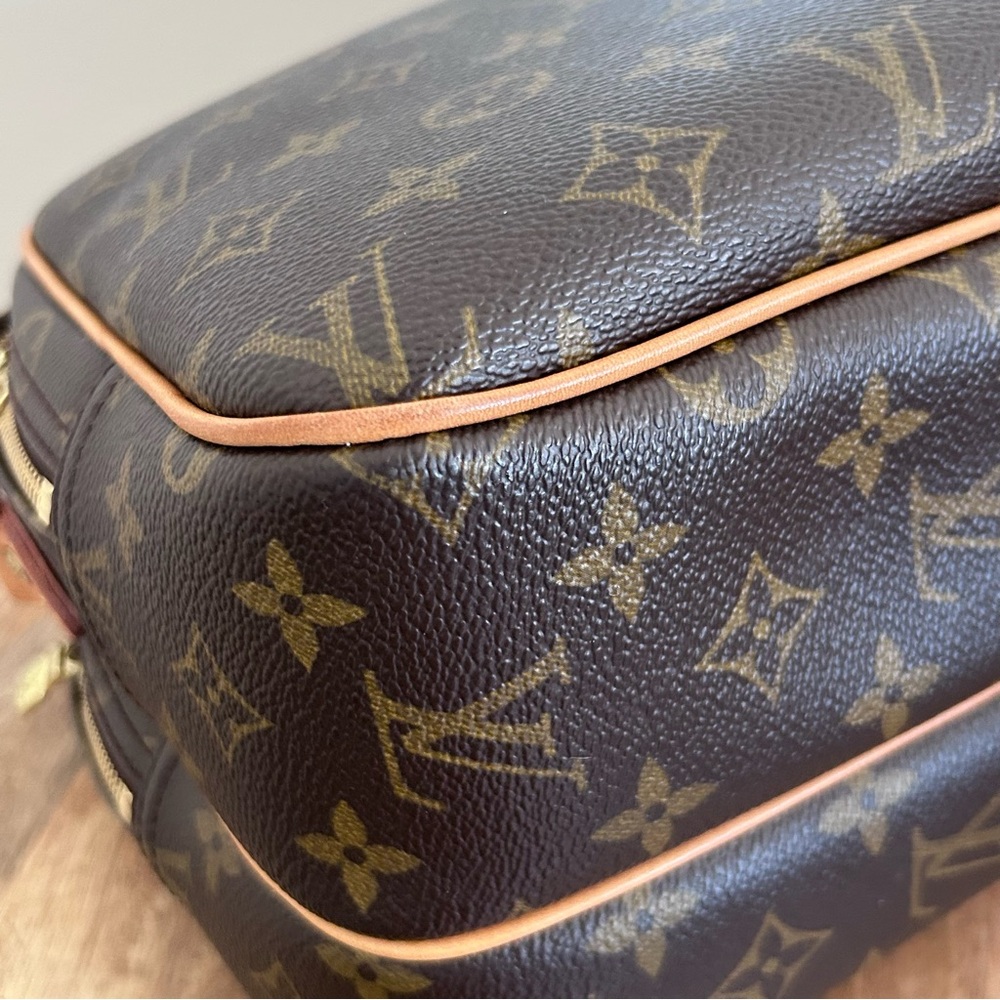 Authentic Louis Vuitton Monogram Reporter Crossbody Shoulder Bag Purse SP1010 - Picture 4 of 16